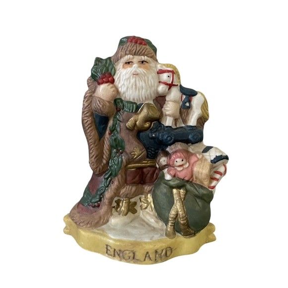 RSVP Other - Santas Of The Nations England Porcelain Figurine Christmas Decor Hand Paint